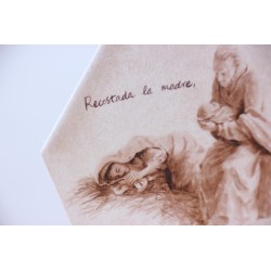 Azulejo- Recostada la Madre... · AZU3107 · ARTE3107