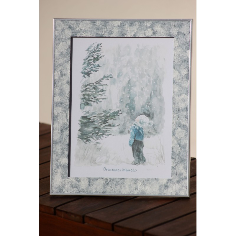 Marco: Oraciones blancas - MK0902g · ARTE1023g