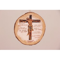 Icono-Jesús Sediento grande 18 cm Tsajena. Tuve hambre y me disteis de comer...· ICO2105g · ARTE2105