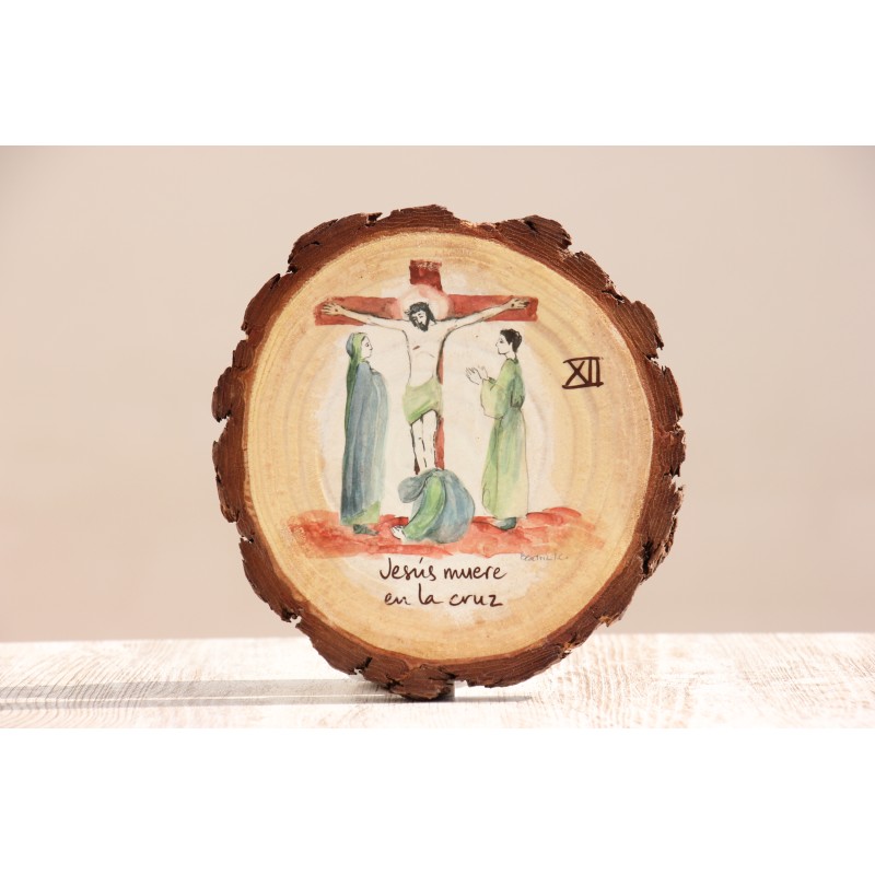 Icono Via Crucis 12ª ESTACIÓN · Jesús muere en la cruz ICO-VIA12 · ARTE7101