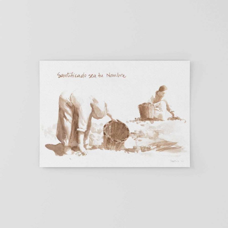 Tarjeta Santificado sea tu Nombre · TAR-016-2 · ARTE8012