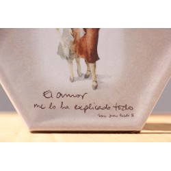 Azulejo El amor me lo ha explicado todo · AZU3208 · ARTE3208