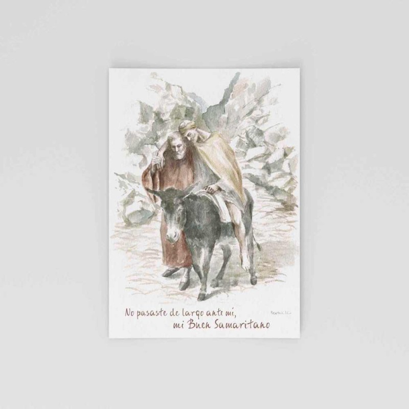 Tarjeta: No pasaste de largo ante mí, mi Buen Samaritano · TAR-019 · ARTE8002