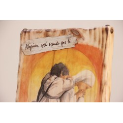 Madera Peregrino orado · Alguien está orando por ti · MAD002 · ARTE2802