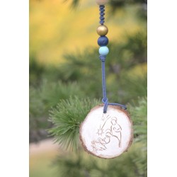 Adorno arbol Navidad Belén trazos · NAV212 (Cielo postrado) · NAV1212