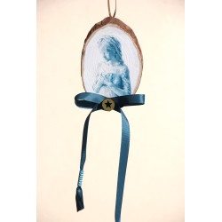 Icono Bella Pastora con lazo azul · ICO2129 · ARTE2129