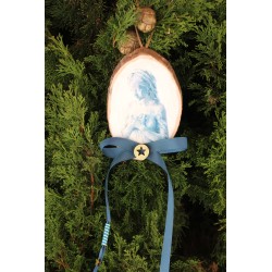 Icono Bella Pastora con lazo azul · ICO2129 · ARTE2129