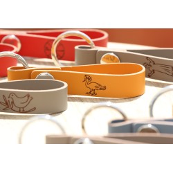 EL AVE FÉNIX. VV-Llavero Snap Urban-CALABAZA. Cristo, Sol sin ocaso. Mod2412