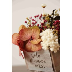 Carretilla Solo el amor crea (ocre) · FL160 · REG1519