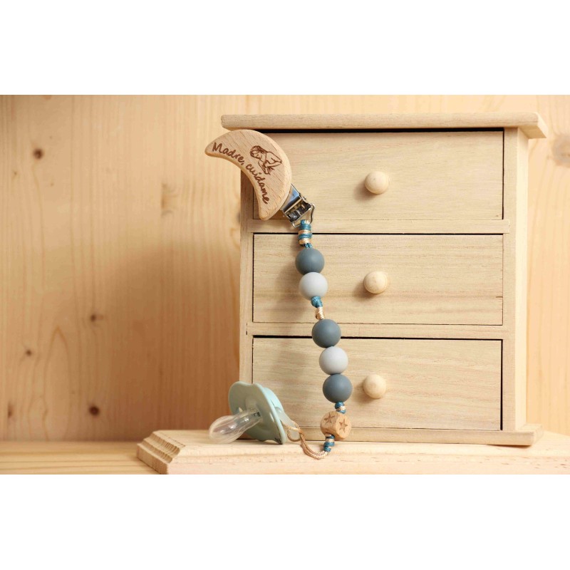 Chupetero 05 de la Bella Pastora (Gris oscuro y claro) Ch005 · NENU5