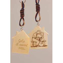 Llavero: Solo el amor crea. Mod0843