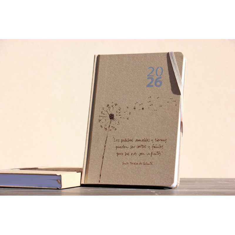 307-PALABRAS TIERNAS.  Agenda 2026-A5. PAL-836-NAT · PAP7508
