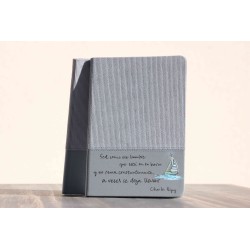 33-SED COMO ESE HOMBRE QUE ESTÁ EN SU BARCO.... A5. PINTADO A MANO. BAR-604-GRI-pin · PAP33