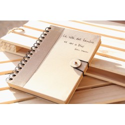 301-LA VIDA DEL HOMBRE ES VER A DIOS. A5 boton kraft. IRE-203 · PAP301