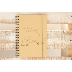 107-HEMORROÍSA. A5 espiral kraft con elástico natural. HEM-204 · PAP107