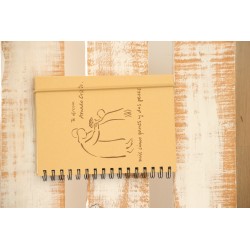 103-MULTIPLICACIÓN PANES. A5 espiral kraft con elástico natural. MUL-204 · PAP103