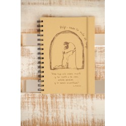 108-HIJO PRÓDIGO. A5 espiral kraft con elástico natural. PRO-204 · PAP108