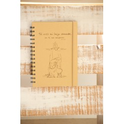 104-BAUTISMO DE JESÚS. A5 espiral kraft con elástico natural. BAU-204 · PAP104