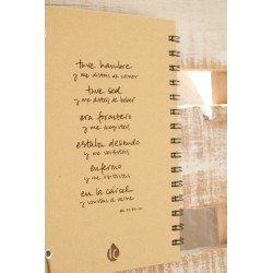 106-A MI ME LO HICISTEIS. A5 espiral kraft con elástico natural. AMI-204 · PAP106