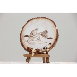 Icono del Nacimiento - 2201 El amor vence siempre. PINTADO A MANO · ICO2201 · ARTE2201