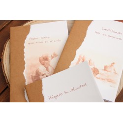 405-PADRE NUESTRO. Santificado sea tu nombre. ACUARELA A5 kraft cosido. PAD-2-505 · PAP405