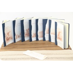 405-PADRE NUESTRO. Santificado sea tu nombre. ACUARELA A5 kraft finito con marcapáginas. PAD-2-507 ·