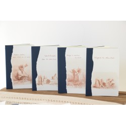 405-PADRE NUESTRO. Venga a nosotros tu reino. ACUARELA A5 kraft finito con marcapáginas. PAD-3-507 ·