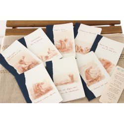 405-PADRE NUESTRO.Hágase tu voluntad en la tierra como en el cielo.A5 kraft finito con marcapáginas.