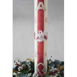 Cirio Pelícano 9*90. PINTADO A MANO. CiP002-9