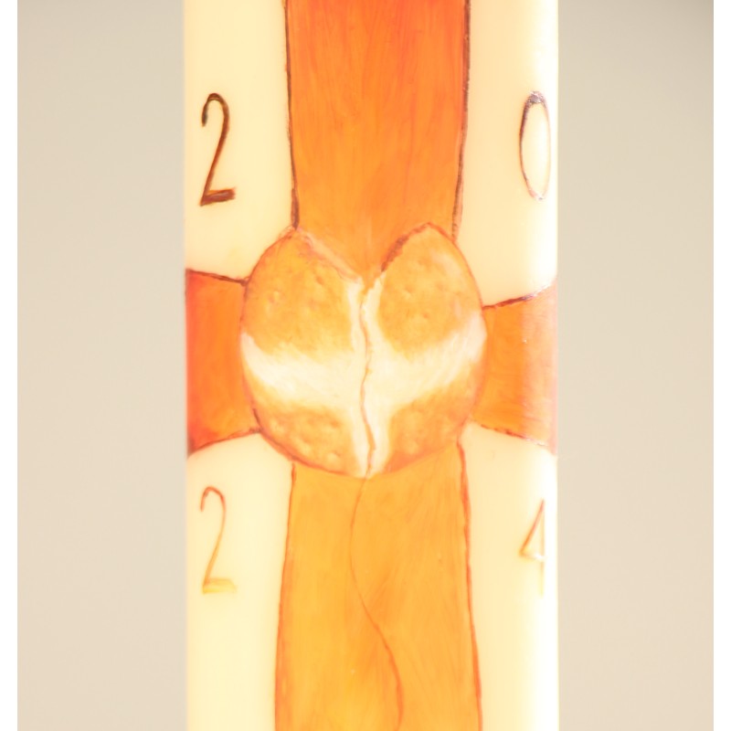 Cirio Pan Partido 8*80. PINTADO A MANO. CiP004-8