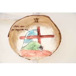 VII ESTACIÓN con nombre. Jesús cae por segunda vez. VIA-7T