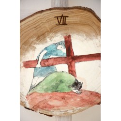 VII ESTACIÓN con nombre. Jesús cae por segunda vez. VIA-7T