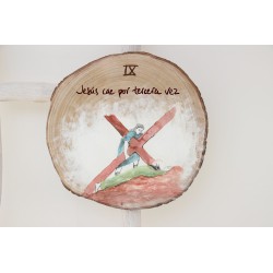 IX ESTACIÓN con nombre. Jesús cae por tercera vez. VIA-9T