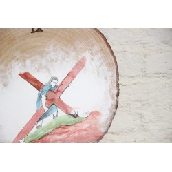 IX ESTACIÓN con nombre. Jesús cae por tercera vez. VIA-9T