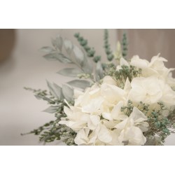 Maran de hortensias - azul verdoso. FL005a