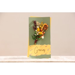 TARJETA FLOR GRACIAS (=022). QTj034 · FLOR3014