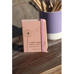 307-PALABRAS TIERNAS. A7 polipiel-Rosa pastel. PAL-002-RSp · PAP307