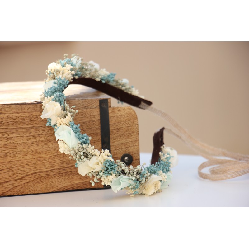 Imelda Corona-diadema azul. BBC046a · FLOR5010