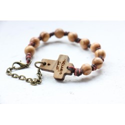 Pulsera dec. Olivo Mod 311. Tengo sed. Mod0311