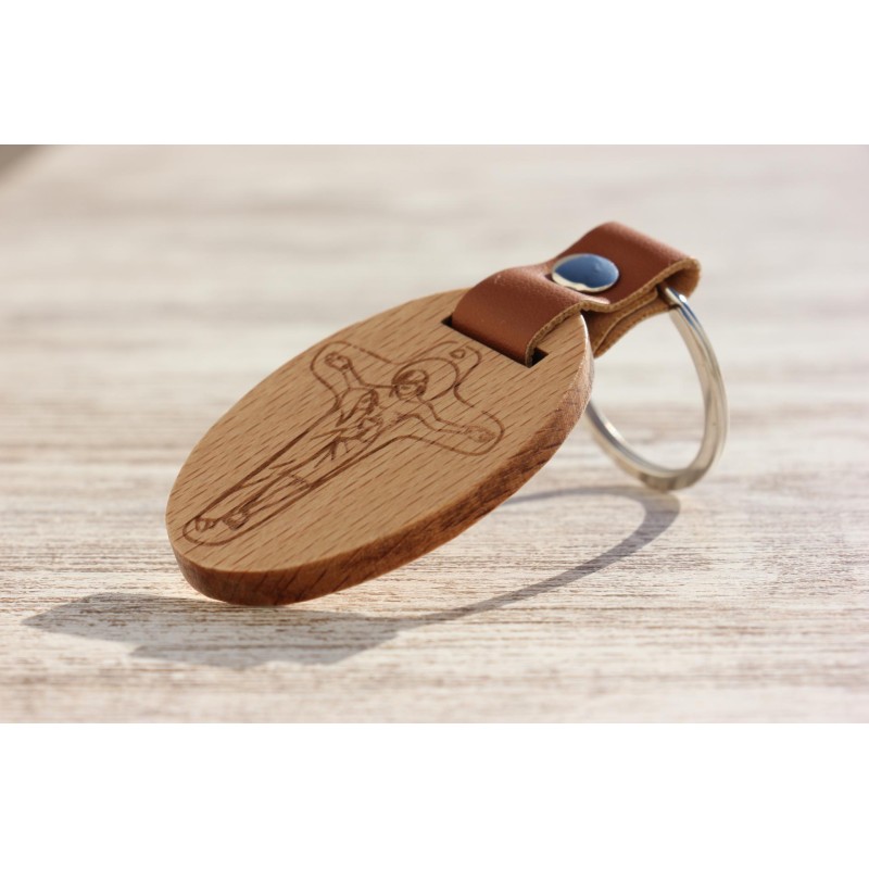 Llavero cruz sh. Grabado 877