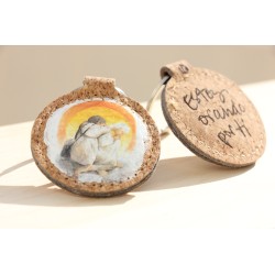 llavero peregrino transfer 878. Estoy orando por ti. Mod0878