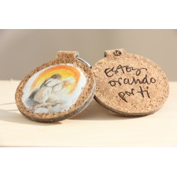 llavero peregrino transfer 878. Estoy orando por ti. Mod0878