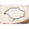 Brazalete piedra verde 1414