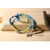 Rosarios tradicional azul estrella 425