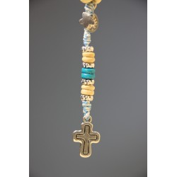 Rosarios tradicional azul estrella 425