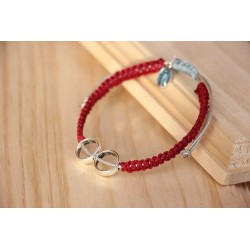 Macrame alianzas granate 1545