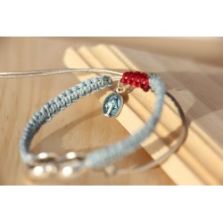 Macrame alianzas azul 1546