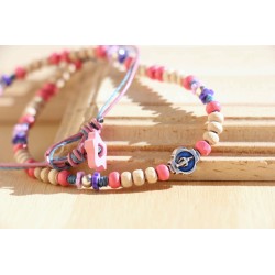 Colgante de niña 1314 rosa