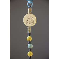 Llavero Huida a Egipto azul 0789