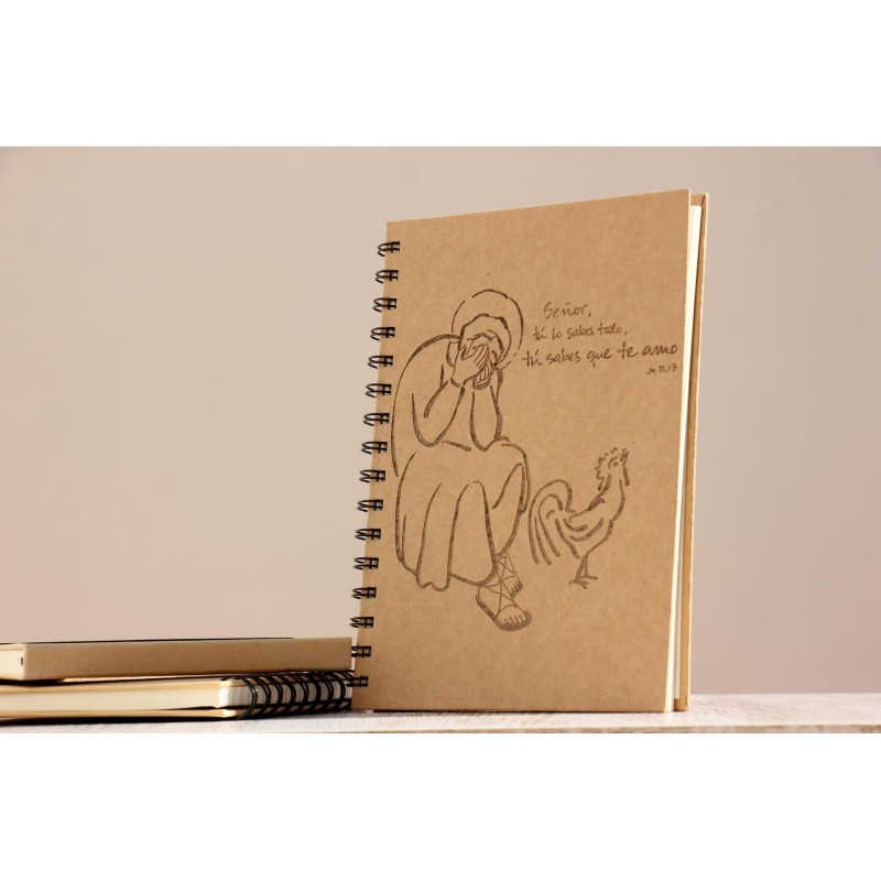 101-PEDRO Y EL GALLO. A5 espiral kraft-KRAFT. GAL-208-KRA · PAP101